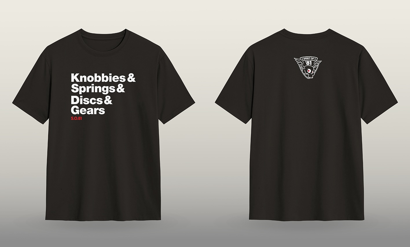 Knobbies (white on black)